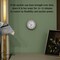 Clockswise 3-Inch Waterproof Wall Mount Bathroom Shower Clock Fog-Free Compact Design with Strong Suction Cup and Clear Easy-to-Read Display Modern Style Accessory for Bathing & Daily Routines, White